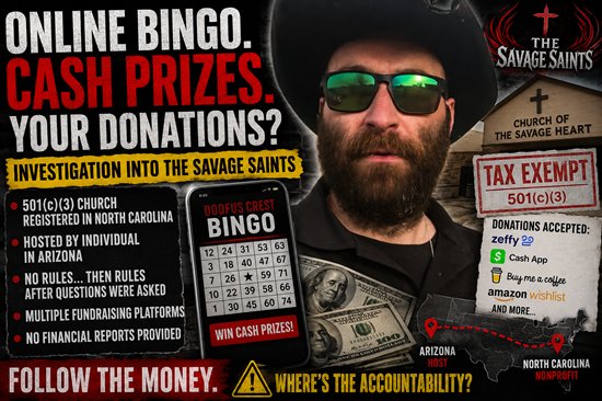 From Disaster Relief to Online Bingo: Public Records Raise New Questions About The Savage Saints